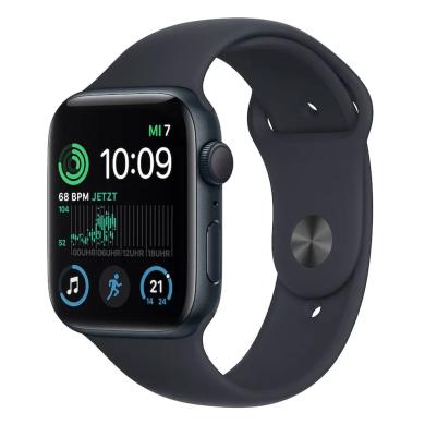 Apple Watch SE 2 GPS 44mm Aluminium bleu de minuit Bracelet Sport bleu de minuit - très bon état Reconditionné - Apple reconditionné disponible sur As Good As New